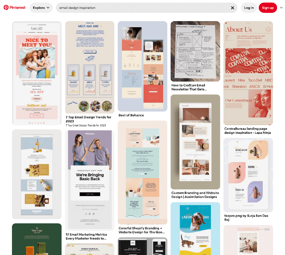 Pinterest - Email inspiration: 16 Places to Look for Examples - Litmus