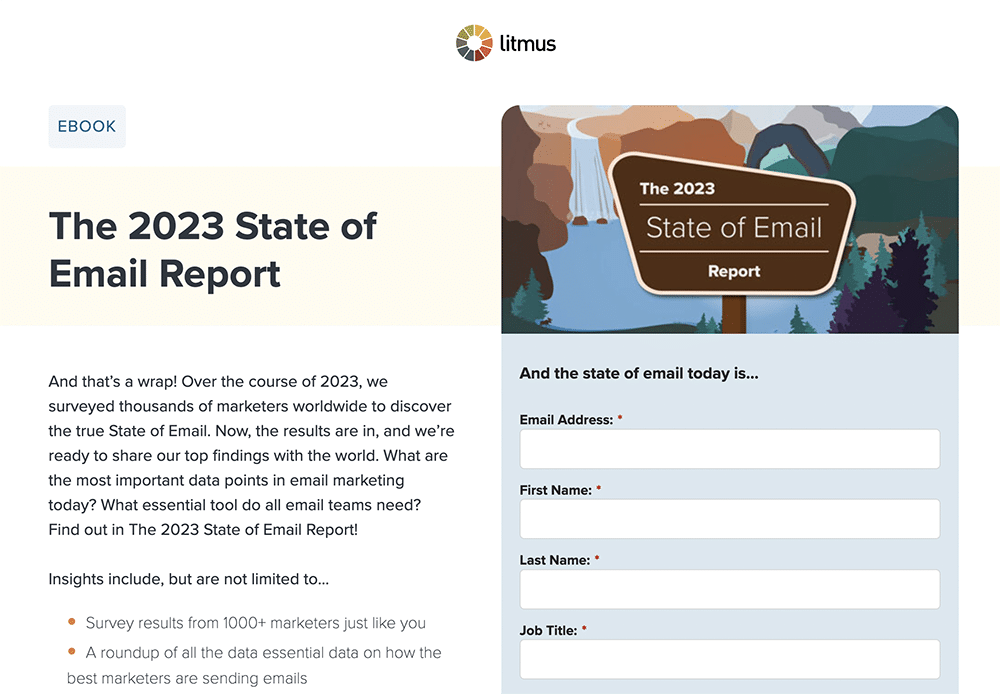 State of - Email inspiration: 16 Places to Look for Examples - Litmus