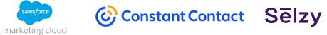 Salesfoce Marketing Cloud, Constant Contact, Selzy