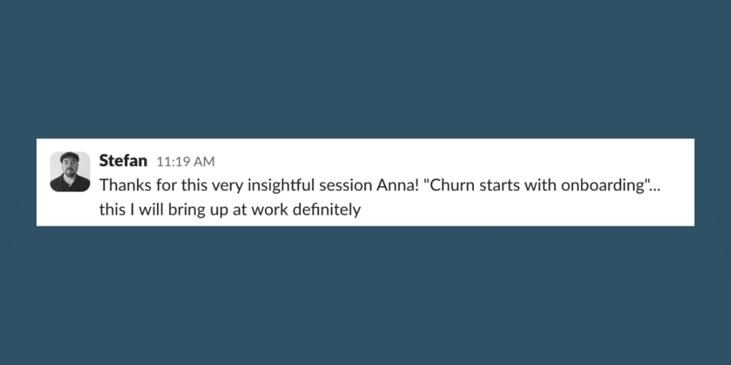 A comment about Anna Levitin's session at Litmus Live