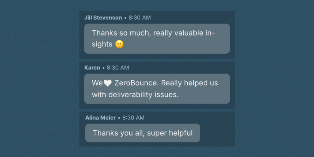 Three comments from a Litmus Live session