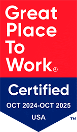 Great Place To Work Certified - Oct 2024 to Oct 2025 - USA