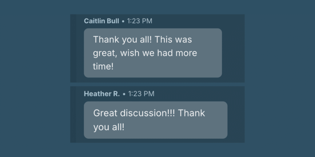 Two comments from the expert panel about the future of email.