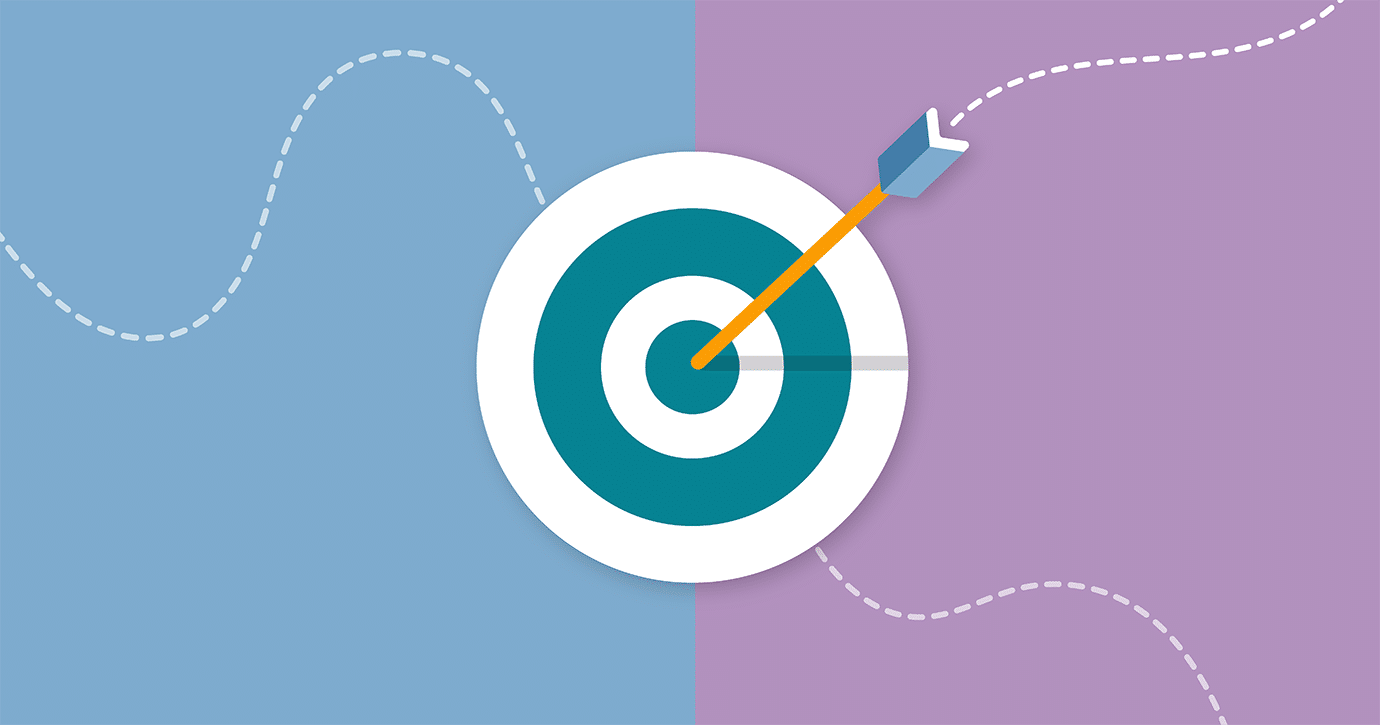 arrow hitting a bullseye representing hitting the mark on email deliverability