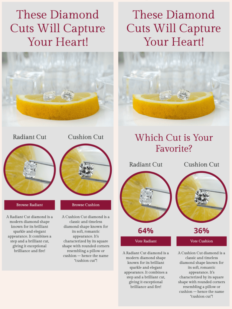 example of interactive polls from laura jean