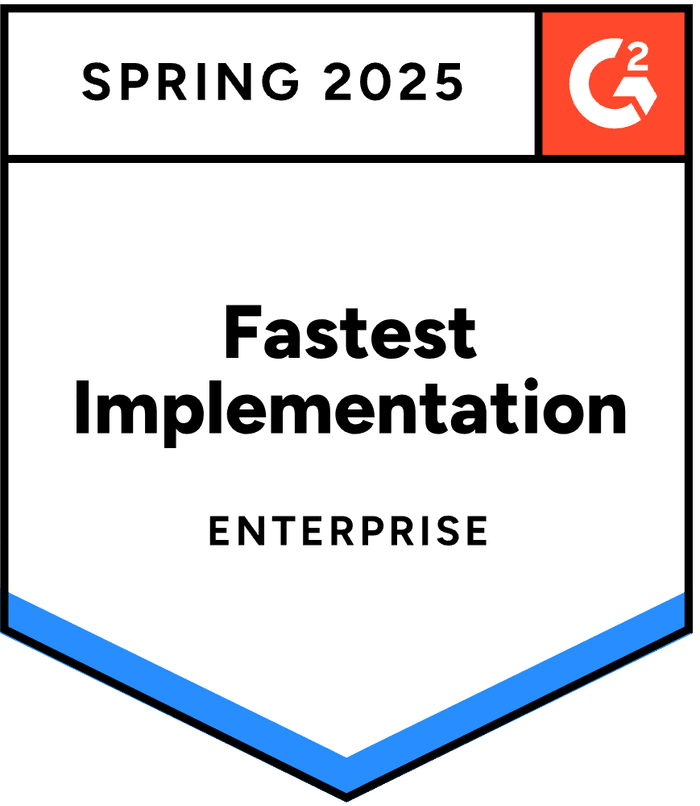 G2 Fastest Implementation Spring 2025